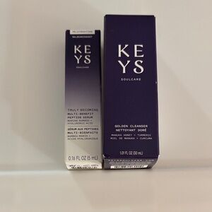 NWT Keys Soulcare Serum and Cleanser Set
